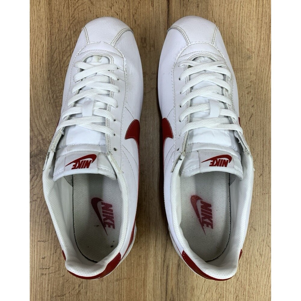 Nike Mens Cortez Forrest Gump Size 12 White Red Sneakers Shoes 749571 154 - Picture 10 of 12